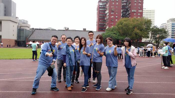 運動會老師合照