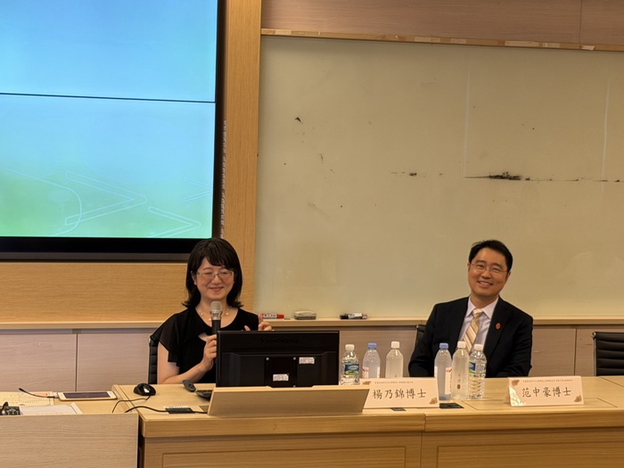 美國愛達荷州立大學學校心理健康計畫主任楊乃錦博士進行研究主講